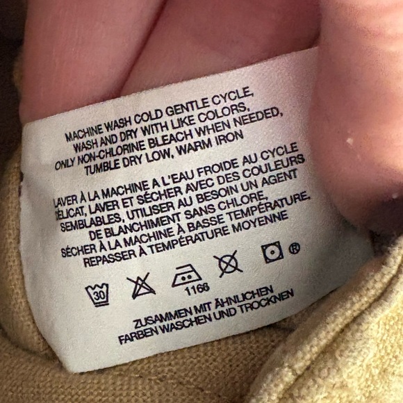 GAP Kids Tan Canvas Chore Jacket w/ Quilted Lining (XXL) Workwear - Picture 12 of 13